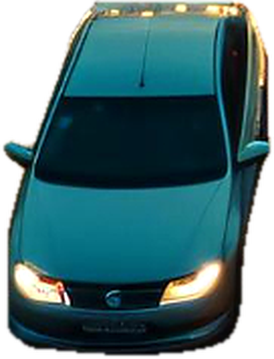 Detected vehicle